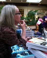 Donna McDonald at the book signing